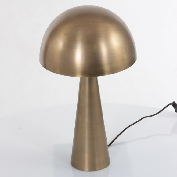 Smart Home E27 Tischleuchten Tischlampe bronze mit Schalter ø 25 cm 25 x 42 cm
