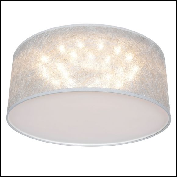 Smart Home runde LED Deckenleuchten 24-flammige Deckenlampe silber ø 50 cm 50 x 34 cm
