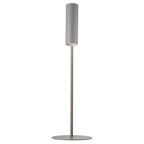Tischleuchte skandinavische  Tischlampe Grau mit Schalter ø 6 cm