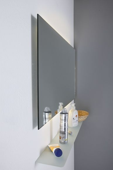 Top Light Badspiegel  InLight mit seitlichem, indirektem Lichtaustritt
