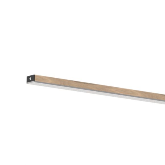 höhenverstellbare LED Pendelleuchte Holz, 3-flammig, dimmbar per Touchdimmer, inkl. LED-Leuchtmittel, in 2 Farben