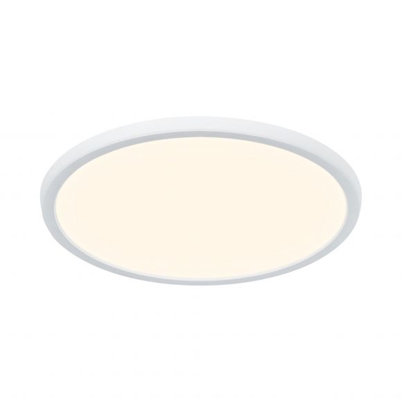 LED Deckenleuchte mit CCT-Lichtfarbsteuerung & Memory Funktion skandinavische  Deckenlampe Weiss ø 29,4 cm