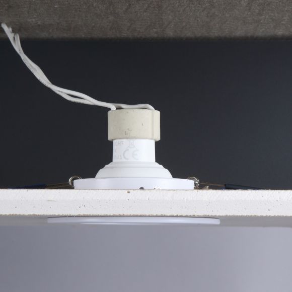 LED Einbaustrahler, weiß, rund, D= 8,2 cm, inkl. LED 7W, GU10