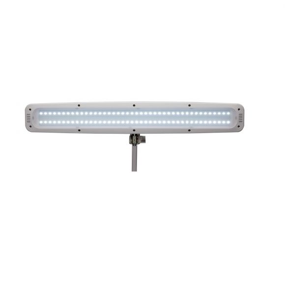 LED Klemmleuchte, weiß, stufenlos dimmbar, inkl. 21W LED Tageslicht
