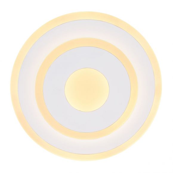 runde LED Deckenleuchte aus Acryl Deckenlampe weiß ø 20 cm