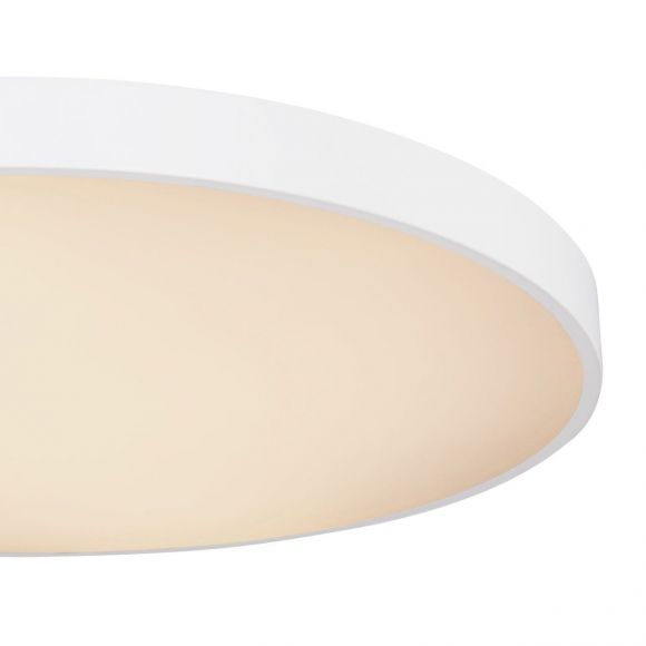 runde LED Deckenleuchte mit CCT-Lichtfarbsteuerung & Fernbedienung & Memory Funktion Deckenlampe weiß ø 80 cm