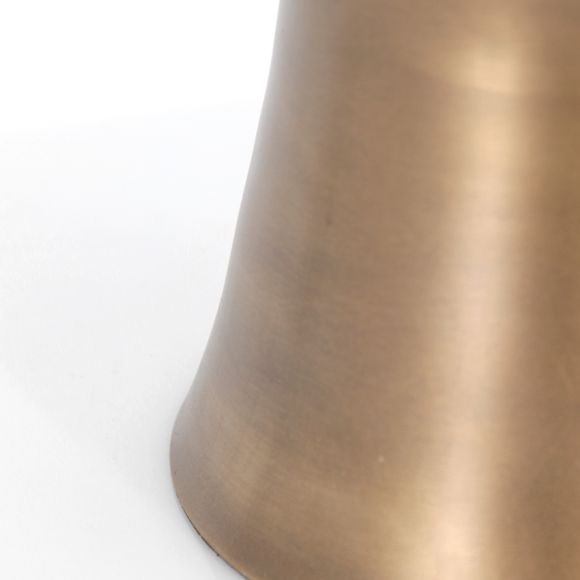 Smart Home E27 Tischleuchten Tischlampe bronze mit Schalter ø 18 cm 18 x 46 cm