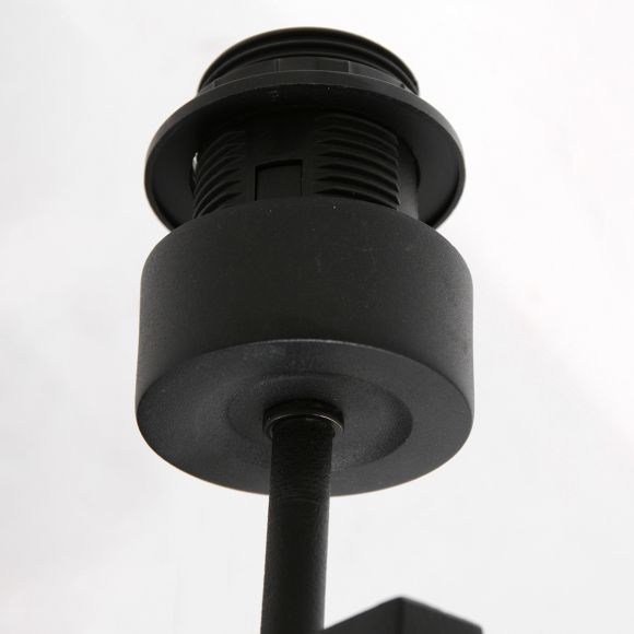 Smart Home E27 Wandleuchten Wandlampe schwarz 20 x 32 cm