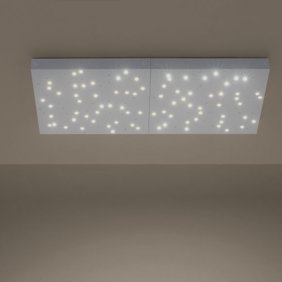 Smart Home LED Sternenhimmel Q-Universe 30x30 cm, RGB dimmbar, 7W