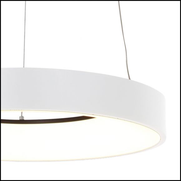 Smart Home runde LED Zugpendelleuchten Hängelampe weiß ø 38 cm 38 x 15-160 cm