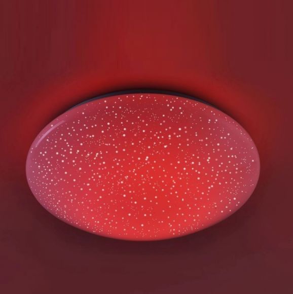 LED Deckenleuchte, Fernbedienung, RGB Farbwechsel - Ø 39cm