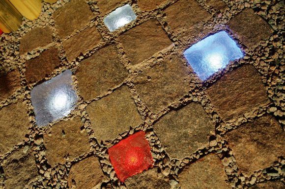 Top Light Pflasterstein Light Stone Cristal 10x10x6cm, LED Kobaltblau 1W