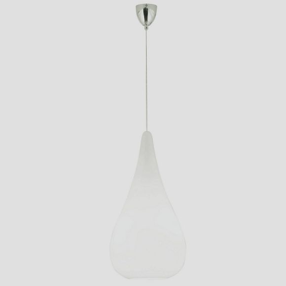 Ungewöhnliche Pendelleuchte - Opalglas Weiß glänzend - 3 verschiedene Größen