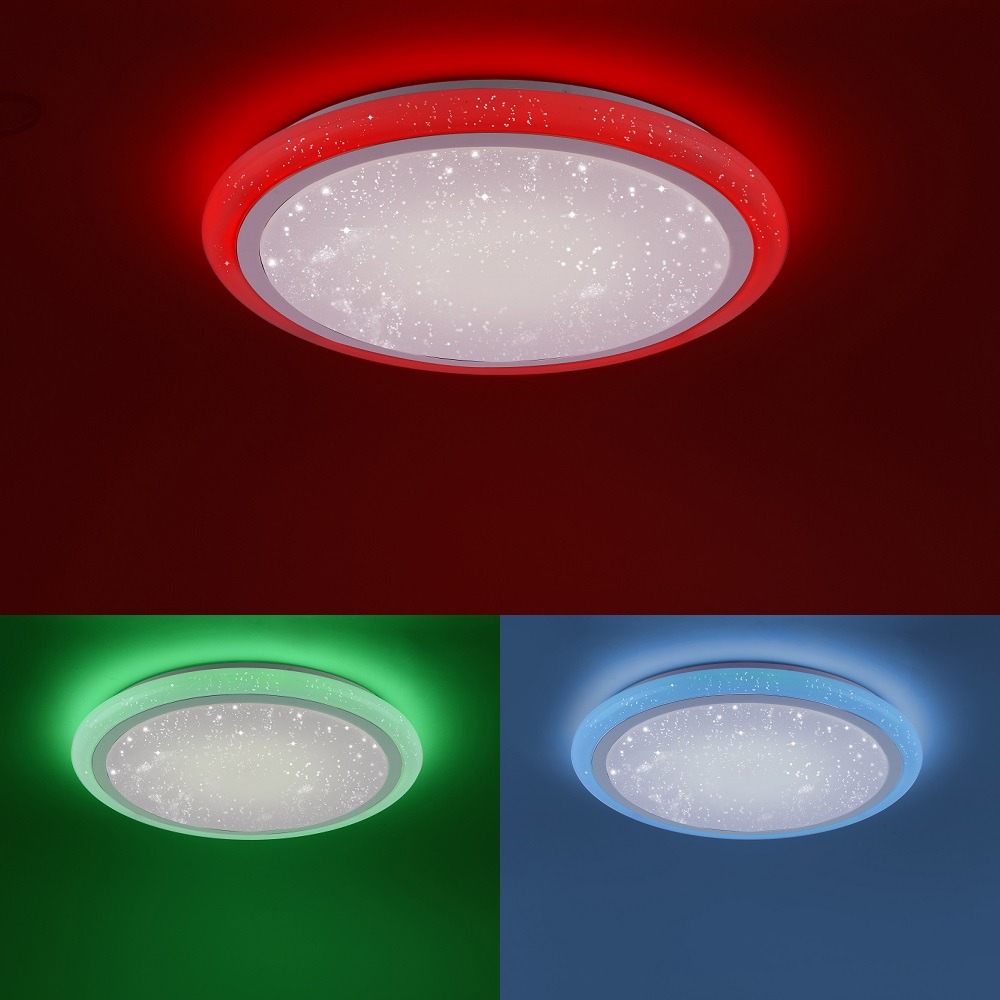 LED Deckenleuchte Fernbedienung Farbwechsel getrennt schaltbar 