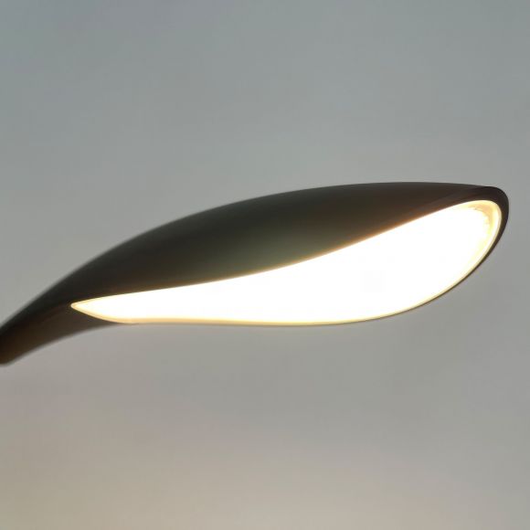 dimmbare LED Tischleuchte Schreibtischlampe schwarz mit Schalter 17 x 37,5 cm