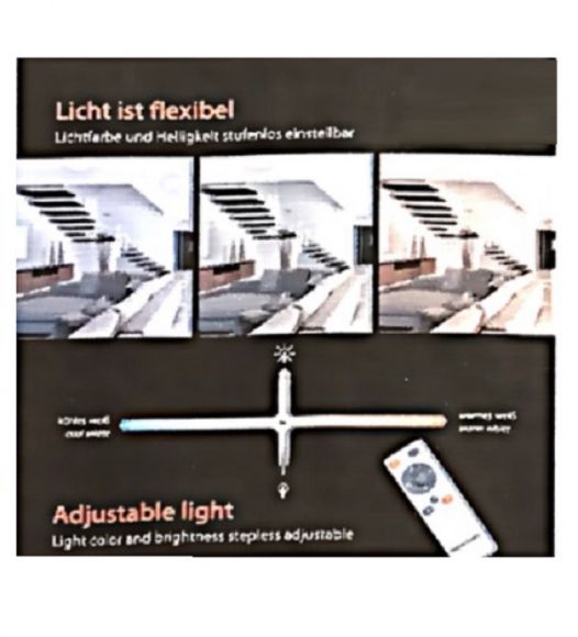 LED Deckenleuchte mit Starlight Effekt - inklusive Fernbedienung
