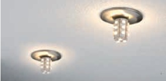 LED Einbauleuchte, 5er Set, dekorativ, Eisen-gebürstet, inkl. LED