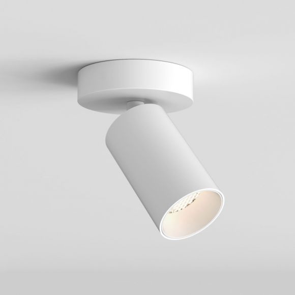 LED Strahler, 1-flammig, weiß, rund, verstellbar, inkl. LED warmweiß