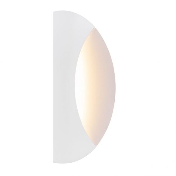 LED Wandleuchte oval Wandlampe weiß