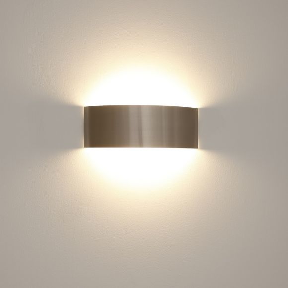LED Wandleuchte, Edelstahl, 2 x 2,5 Watt LED