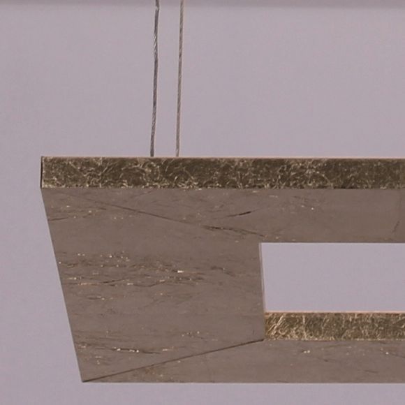 LED-Deckenleuchte Zen in Blattgold, 2 Größen