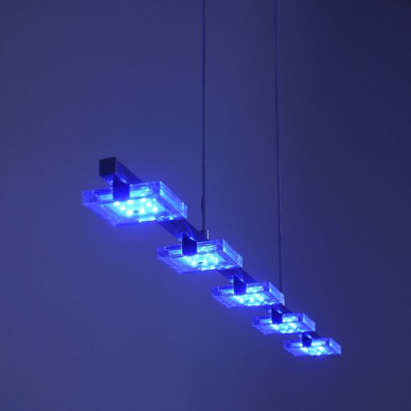 LED-Pendelleuchte mit RGB-Farbwechsler - dimmbar