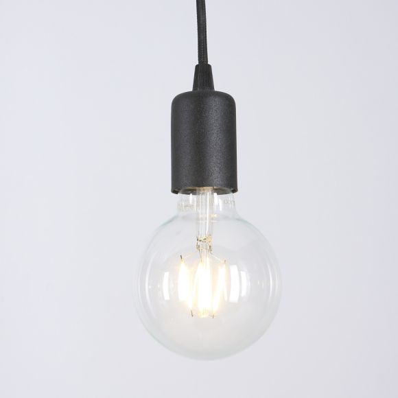 Pendelleuchte Edison 3 mit drei LED-Leuchtmitteln