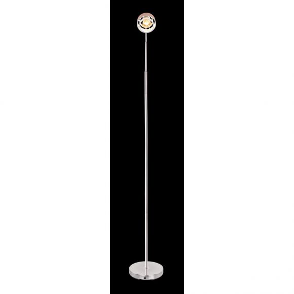 runde E14 Stehleuchte matt beigeSchirm 3-schichtig Flexo Kabel 18 m Stehlampe grau und mit Schalter