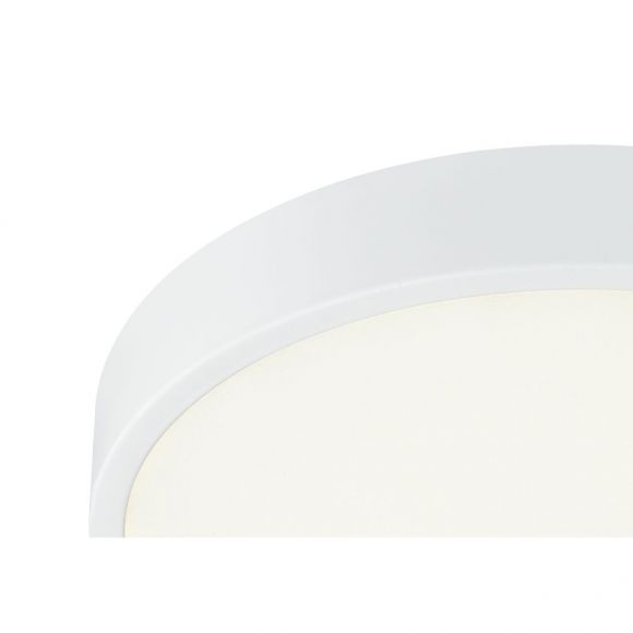runde LED Deckenleuchte aus Aluminiumdruckguss und Acryl flach Deckenlampe weiß ø 22 cm