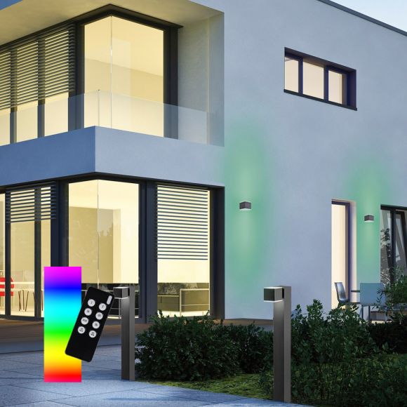 Smart Home LED Außenwandleuchte Q®-AMIN