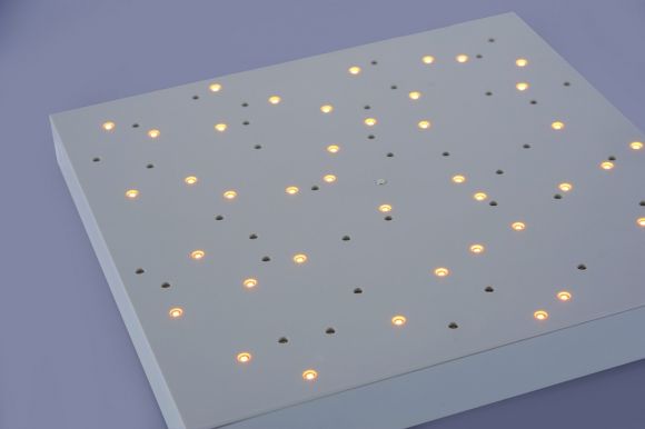 Smart Home LED Sternenhimmel Q-Universe 30x30 cm, RGB dimmbar, 7W