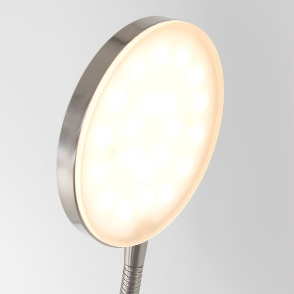 Smart Home schwenkbare höhenverstellbare runde LED Stehleuchten mit Schalter ø 40 cm 40 x 125-165 cm