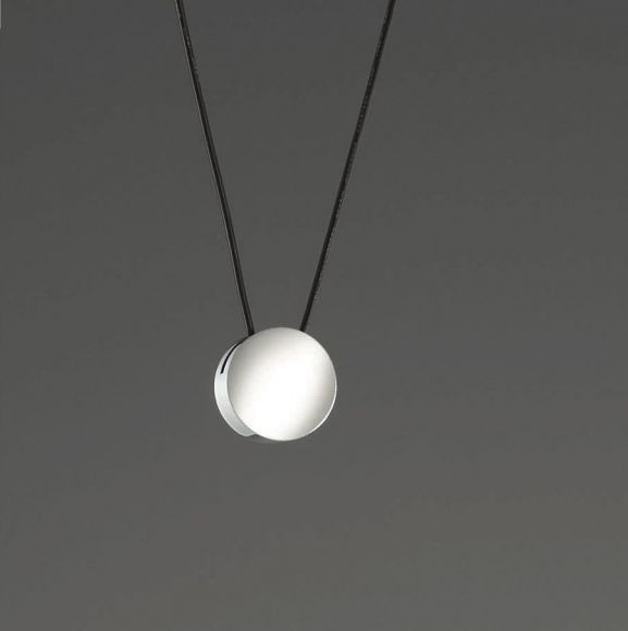 2-flg. LED-JoJo-Pendelleuchte Drops in Alu-gebürstet, Glas weiß