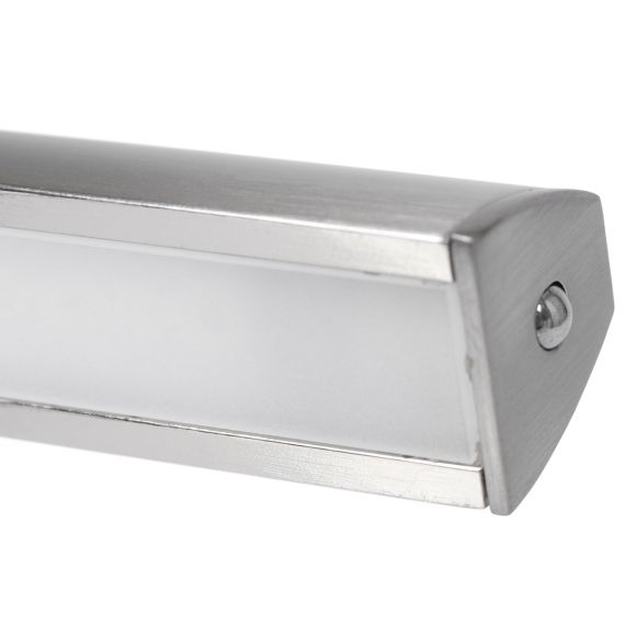 dimmbare LED Wandleuchte, silber, schwenkbar, inkl. 2x LED 5W, CCT - Dim-to-Warm-Funktion