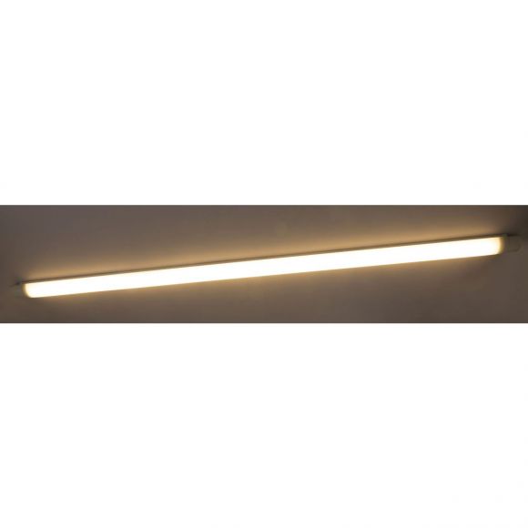eckige LED Unterbauleuchte satiniert rechteckig halb Kabel: 23cm