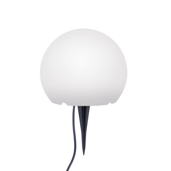 LED Kugelleuchte Außen, Kunststoff weiß, Smart Home steuerbar, D 40 cm