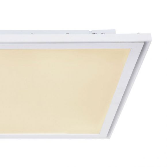 LED Panel 30 x 30 cm quadratisch mit automatischem Farbwechsel RGB CCT-Lichtfarbsteuerung & Fernbedienung & Memory Funktion