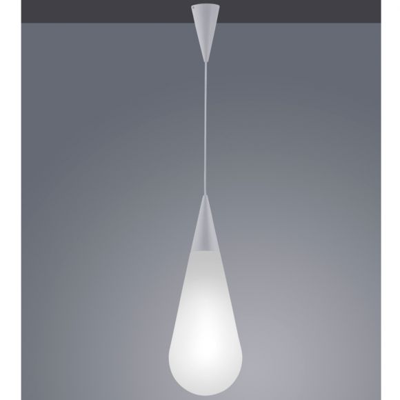 LED Pendelleuchte, Tropfen, Smart Home, Fernbedienung, Glas D 23 cm