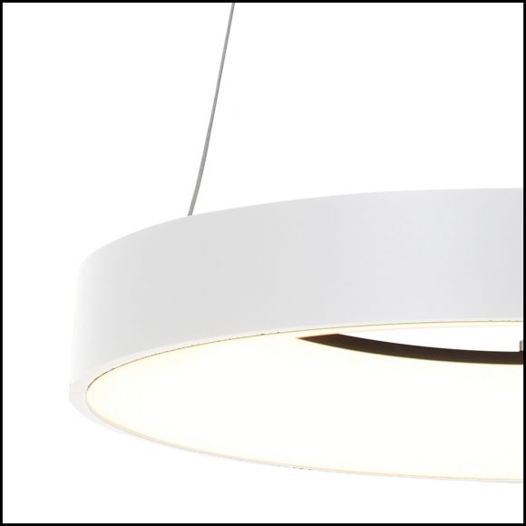 Smart Home runde LED Zugpendelleuchten Hängelampe weiß ø 38 cm 38 x 15-160 cm
