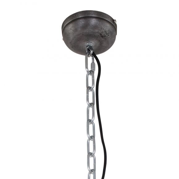 XXL Pendelleuchte mit halbrundem Schirm, Industrie-Stil used Look, in 3 Farben, höhenverstellbar, D= 52 cm, E27