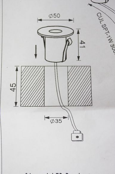 LED Einbaustrahler 5-er Set aus Edelstahl für Aussen und Innen