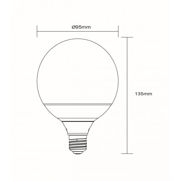 LED Globe E27, 10W, Smart Home, dimmbar, steuerbar, Fernbedienung