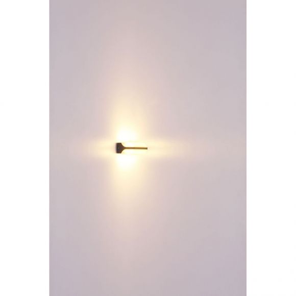 LED Up- and Downlight Außenwandleuchte aus Aluminiumdruckguss opal Außen Deckenlampe anthrazit IP54 26 x 6.1 cm