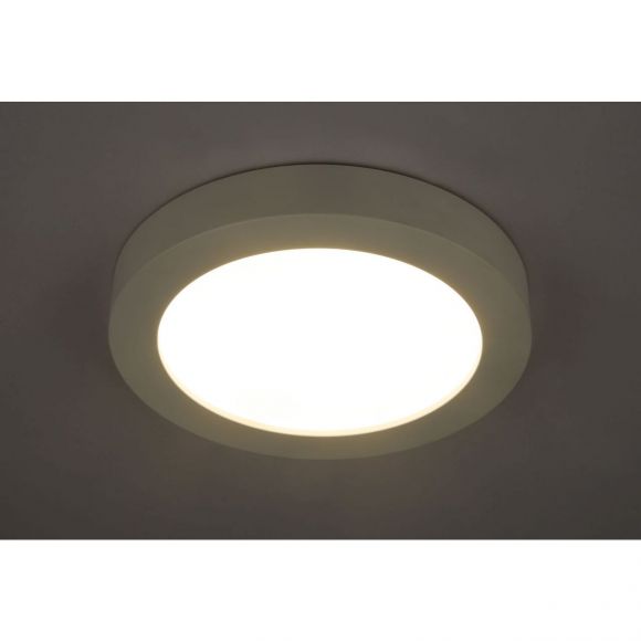 runde LED Deckenleuchte mit CCT-Lichtfarbsteuerungflach Deckenlampe weiß ø 245 cm