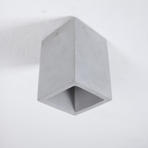 Down Light  Deckenleuchte Cube aus Beton